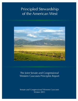 western caucus principles report cover